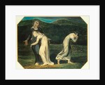 Naomi entreating Ruth and Orpah to return to the Land of Moab by William Blake