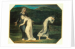 Naomi entreating Ruth and Orpah to return to the Land of Moab by William Blake