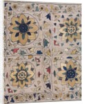 Napkin with flower motif. Punjab, India, 19th century by Unknown