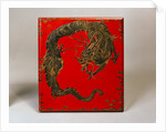 Dragon design on writing box by Ichidayu Masatomo Shimizu