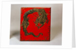 Dragon design on writing box by Ichidayu Masatomo Shimizu