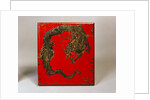 Dragon design on writing box by Ichidayu Masatomo Shimizu