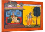 The Tearful Radha. Basohli, Punjab Hills, India, late 17th century by Unknown