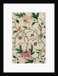 Panel with flowers, blossoms and foliage by Anonymous