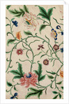 Panel with flowers, blossoms and foliage by Anonymous