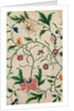Panel with flowers, blossoms and foliage by Anonymous