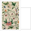 Panel with flowers, blossoms and foliage by Anonymous