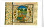 Initial O, from Pliny's Natural History. Italy, mid-15th century by Pliny the Elder