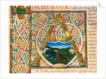 Initial A, from Pliny's Natural History. Italy, mid-15th century by Pliny the Elder