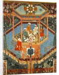 Hamsa's son Rustum with his mistress Mihr Afruz. India, mid-16th century by Unknown