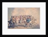 The Betting Post by Thomas Rowlandson