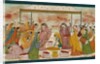 Radha celebrating the Holi festival. Kangra, Punjab Hills, India, late 18th century by Unknown