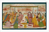 Radha celebrating the Holi festival. Kangra, Punjab Hills, India, late 18th century by Unknown