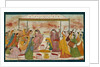 Radha celebrating the Holi festival. Kangra, Punjab Hills, India, late 18th century by Unknown