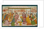 Radha celebrating the Holi festival. Kangra, Punjab Hills, India, late 18th century by Unknown