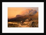 On The Clunie, Aberdeenshire by Thomas Miles Richardson The Younger