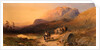 On The Clunie, Aberdeenshire by Thomas Miles Richardson The Younger