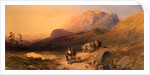 On The Clunie, Aberdeenshire by Thomas Miles Richardson The Younger