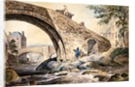 View of the Bridges at Hawick by Charles Catton