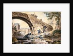 View of the Bridges at Hawick by Charles Catton