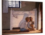The Children by the Fireside recounting their Adventures by Frederick Cayley Robinson