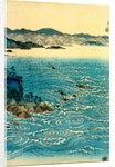 View of The Whirlpools at Naruto by Hiroshige