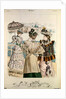 Latest Paris Fashions from The Queen. France, 1893 by Adolf Karl Sandoz
