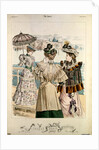 Latest Paris Fashions from The Queen. France, 1893 by Adolf Karl Sandoz