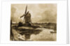 A Mill on the Banks of the River Stour, after John Constable. England, 18th-19th century by Unknown
