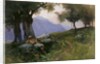 Hillside of Lake Garda by George Petrie
