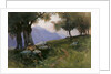 Hillside of Lake Garda by George Petrie