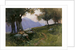 Hillside of Lake Garda by George Petrie