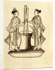 Newari women making rice by Unknown