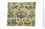 Embroidered box by Parnell Mackett