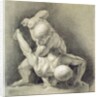 Study of the cast of The Pancastinae or Wrestlers by William Mulready
