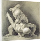 Study of the cast of The Pancastinae or Wrestlers by William Mulready