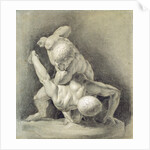 Study of the cast of The Pancastinae or Wrestlers by William Mulready