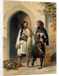 Osmanli Soldiers by Achille-Constant-Theodore-Emile Prisse d'Avennes