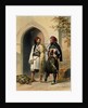 Osmanli Soldiers by Achille-Constant-Theodore-Emile Prisse d'Avennes
