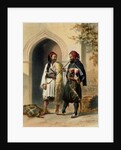 Osmanli Soldiers by Achille-Constant-Theodore-Emile Prisse d'Avennes