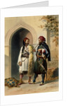 Osmanli Soldiers by Achille-Constant-Theodore-Emile Prisse d'Avennes