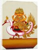 Five-headed Brahma on a goose by Unknown