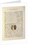 Title page from Love Fulfilled by William Morris