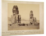 Memnon, Colossi of Thebes by Francis Bedford