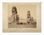 Memnon, Colossi of Thebes by Francis Bedford