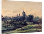 St Paul's From Lambeth Marsh by Patrick Nasmyth