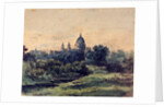 St Paul's From Lambeth Marsh by Patrick Nasmyth