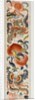 Sleeve band embroidered with peaches and butterflies. China, 19th century by Anonymous