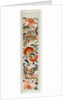 Sleeve band embroidered with peaches and butterflies. China, 19th century by Anonymous