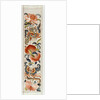 Sleeve band embroidered with peaches and butterflies. China, 19th century by Anonymous
